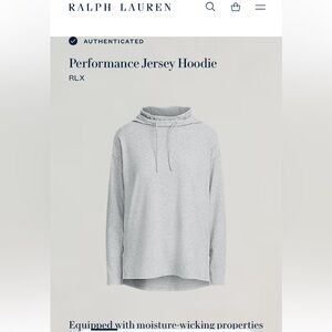 Ralph Lauren RLX Women’s Golf Performance Jersey Hoodie Size Small NWT MSRP $168